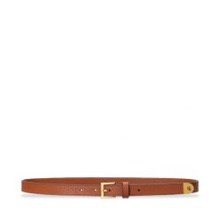 Pasek LAUREN RALPH LAUREN. Brązowe paski damskie Lauren Ralph Lauren, bez wzorów. Za 304.99 zł.