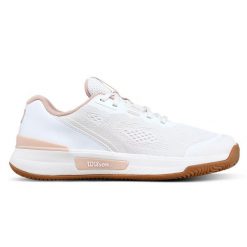 Damskie buty do tenisa Wilson Intrigue Pro. Białe obuwie sportowe damskie Wilson, bez wzorów, na fitness i siłownię. Za 493.70 zł.
