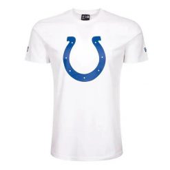 Koszulka Indianapolis Colts NFL. Białe koszulki sportowe męskie New Era, m, bez wzorów, z materiału, bez kołnierzyka, bez ramiączek, do piłki nożnej. Za 126.50 zł.