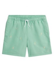 Polo Ralph Lauren Szorty kąpielowe 323966844500 Zielony Regular Fit. Zielone kąpielówki dla chłopców Polo Ralph Lauren, bez wzorów, z syntetyku. Za 419.99 zł.