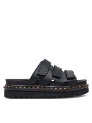 Dr. Martens Klapki Raine DM40522001 Czarny. Czarne klapki damskie Dr. Martens, bez wzorów, ze skóry, bez obcasa. Za 336.18 zł.