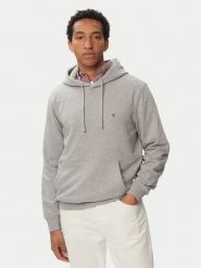 Tommy Hilfiger Bluza Essential Terry MW0MW37235 Szary jasny Regular Fit. Szare bluzy męskie Tommy Hilfiger, m, bez wzorów, z bawełny, bez kaptura. Za 449.99 zł.