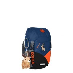 Plecak dla dziecka Kohla Happy 10L - navy peony/caviar/red orange. Niebieskie torby i plecaki dziecięce KOHLA. Za 207.99 zł.