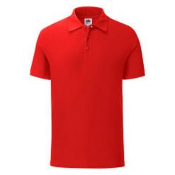 Koszulka Polo Męska Iconic. Czerwone koszulki polo męskie Fruit of the Loom, m, bez wzorów, z bawełny, bez ramiączek. Za 56.99 zł.