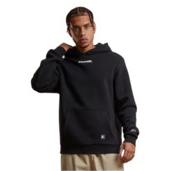 Bluza z kapturem z małym logo Starter Essential. Czarne bluzy męskie Starter, m, bez wzorów, z kapturem. Za 243.50 zł.