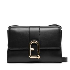 Torebka Furla. Czarne listonoszki damskie Furla, bez wzorów, bez dodatków. Za 1,489.00 zł.