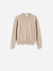 Kaszmirowy sweter - beżowy. Brązowe swetry damskie Reserved, l, bez wzorów, z kaszmiru, bez kołnierzyka, bez ramiączek, bez kaptura. Za 499.99 zł.