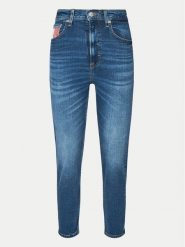 Tommy Jeans Jeansy DW0DW20224 Niebieski Mom Fit. Niebieskie jeansy damskie Tommy Jeans. Za 309.99 zł.