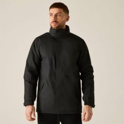 Długa parka Regatta. Czarne kurtki męskie Regatta, bez wzorów, sportowe, bez kaptura. Za 192.25 zł.