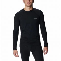 Koszulka Termiczna Męska Columbia Midweight Stretch Long Sleeve Top. Czarne bielizna termoaktywna męska Columbia, m. Za 219.00 zł.