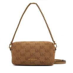 Torebka MICHAEL Michael Kors. Brązowe torebki do ręki damskie MICHAEL Michael Kors, bez wzorów, klasyczne, bez dodatków. Za 859.99 zł.