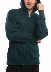 Bluza męska adidas ALL SZN Fleece Full-Zip. Zielone bluzy męskie Adidas, m, bez wzorów, z bawełny, bez kaptura. Za 215.99 zł.