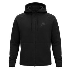 Bluza sportowa męska Nike DD5284010. Czarne bluzy męskie Nike, m, bez wzorów, z bawełny, z kapturem. Za 497.00 zł.