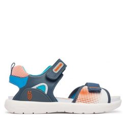Sandały Biomecanics. Niebieskie sandały chłopięce Biomecanics, bez zapięcia. Za 289.99 zł.