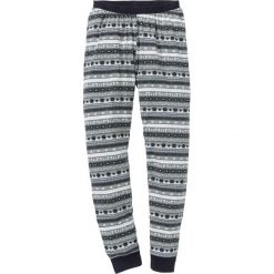 Spodnie piżamowe bonprix czarny wzorzysty. Czarne piżamy damskie bonprix. Za 44.99 zł.