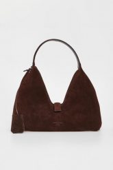 Torebka damska zamszowa CHRISTIAN WILLA. Torebki do ręki damskie Christian Villa, bez wzorów, z zamszu, zamszowe, bez dodatków. Za 919.00 zł.