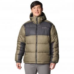 Kurtka męska Columbia Pike Lake II Hooded Jacket Zielone XXL (2050931399). Zielone kurtki męskie Columbia, m, bez wzorów, bez kaptura. Za 635.00 zł.