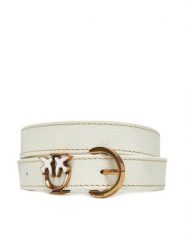 PINKO Pasek Damski Tamboril H2.5 Belt 102820 A158 Biały. Białe paski damskie Pinko, bez wzorów, ze skóry. Za 429.99 zł.