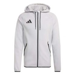 Bluza męska adidas Tiro 26 Travel z kapturem. Szare bluzy męskie Adidas, m, bez wzorów, z bawełny, z kapturem. Za 279.99 zł.