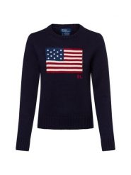 Polo Ralph Lauren Sweter z dzianiny Kobiety Bawełna niebieski, XS. Niebieskie swetry damskie Polo Ralph Lauren, xs, bez wzorów, z bawełny, bez kołnierzyka, bez ramiączek, bez kaptura. Za 1,799.95 zł.