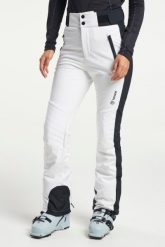 Damskie spodnie softshell Tenson. Białe spodnie materiałowe damskie Tenson, l, bez wzorów, z materiału, eleganckie, narciarskie. Za 950.99 zł.