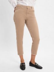Tommy Hilfiger Spodnie Kobiety Sztruks brązowy, 42. Brązowe spodnie materiałowe damskie Tommy Hilfiger, s, bez wzorów, ze sztruksu. Za 429.95 zł.