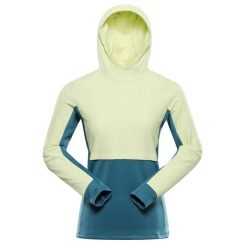 Bluza damska sportowa szybkoschnąca z kapturem Alpine Pro Feza. Żółte bluzy damskie Alpine Pro, l, bez wzorów, z elastanu, z kapturem. Za 359.00 zł.
