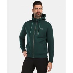 Męska bawełniana bluza z kapturem Kilpi DANILO-M. Zielone bluzy męskie Kilpi, m, bez wzorów, z bawełny, z kapturem. Za 318.77 zł.