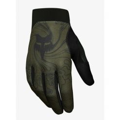 Rękawiczki rowerowe męskie Fox Ranger Glove Frequency. Brązowe buty sportowe męskie FOX, bez zapięcia, rowerowe. Za 131.99 zł.