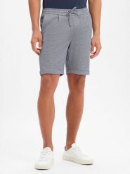 Nils Sundström Męskie szorty dresowe Mężczyźni niebieski, M. Niebieskie szorty męskie Nils Sundström, m, bez wzorów, z dresówki, eleganckie. Za 199.95 zł.