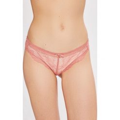 Gossard - Stringi. Różowe stringi damskie Gossard, z bawełny. W wyprzedaży za 69.90 zł.