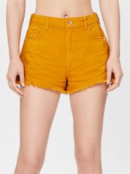 Patrizia Pepe Szorty jeansowe 2P1538/D045-B759 Brązowy Relaxed Fit. Brązowe szorty damskie Patrizia Pepe, bez wzorów, z bawełny. Za 329.99 zł.