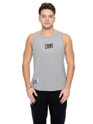 Tank Man Boxing. Białe t-shirty męskie LEONE 1947 APPAREL, m, bez wzorów, sportowe, bez kołnierzyka. Za 176.82 zł.