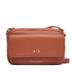 Torebka Armani Exchange. Brązowe torebki do ręki damskie Armani Exchange, bez wzorów, bez dodatków. Za 479.99 zł.