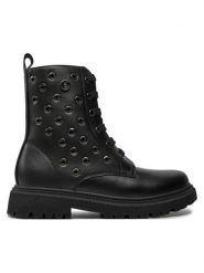 Liu Jo Trapery Kendy 834 4F4327 EX014 D Czarny. Czarne buty zimowe dziewczęce Liu Jo, bez wzorów, ze skóry, bez zapięcia. Za 509.99 zł.