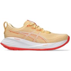 Buty do biegania damskie Asics Gel-cumulus 27. Czerwone obuwie sportowe damskie Asics, bez wzorów, z gumy, do biegania. Za 903.00 zł.