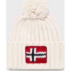 Napapijri - Czapka. Szare czapki i kapelusze męskie Napapijri. W wyprzedaży za 149.90 zł.