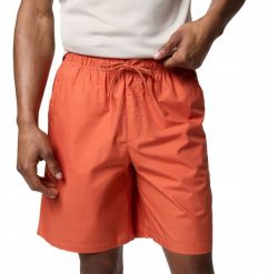 Columbia Washed Out Easy Short 2119671851 Pomarańczowe S. Brązowe krótkie spodenki sportowe męskie Columbia, m, bez wzorów. Za 147.14 zł.