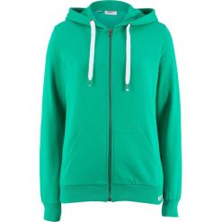 Bluza rozpinana bonprix szmaragdowy. Zielone bluzy damskie bonprix. Za 59.99 zł.