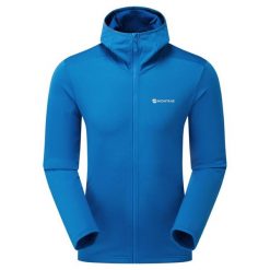 Kurtka wodoodporna Montane Protium. Niebieskie kurtki sportowe męskie Montane, l, bez wzorów, z elastanu, outdoorowe. Za 385.60 zł.