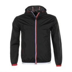 Wodoodporna kurtka Peak Mountain Capik. Czarne kurtki męskie Peak Mountain, m, bez wzorów, bez kaptura. W wyprzedaży za 217.00 zł.