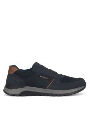 Rieker Sneakersy 39652-14 Granatowy. Niebieskie półbuty na co dzień męskie Rieker, z syntetyku, bez zapięcia. Za 419.99 zł.