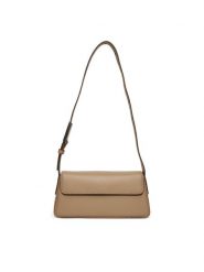 Calvin Klein Jeans Torebka Belted Small Shoulder Bag LV04K3110G Beżowy. Brązowe torebki do ręki damskie Calvin Klein Jeans, bez wzorów, z jeansu, bez dodatków. Za 319.99 zł.