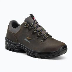 Buty trekkingowe męskie Grisport 10268D2G. Brązowe trekkingi męskie Grisport, trekkingowe. Za 339.99 zł.
