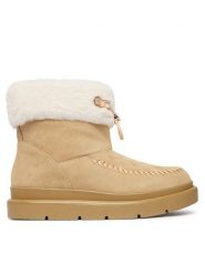 Guess Śniegowce FLFKEN LEA10 Beżowy. Brązowe śniegowce i trapery damskie Guess, ze skóry. Za 714.99 zł.