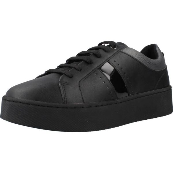 Buty GEOX D SKYELY Czarny. Czarne obuwie sportowe damskie Geox, bez wzorów, z syntetyku, na fitness i siłownię. Za 265.99 zł.