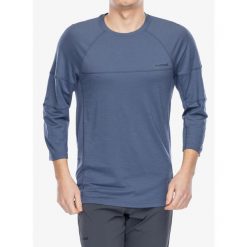 Koszulka rowerowa męska Smartwool Mountain Bike 3/4 Sleeve Jersey. Niebieskie buty sportowe męskie Smartwool, z jersey, bez zapięcia, rowerowe. Za 287.99 zł.