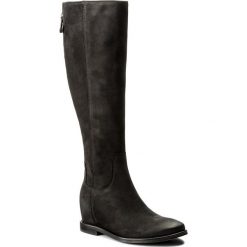 Kozaki EDEO - 3138-335 Czarny. Czarne kozaki damskie Edeo, z nubiku. W wyprzedaży za 339.00 zł.