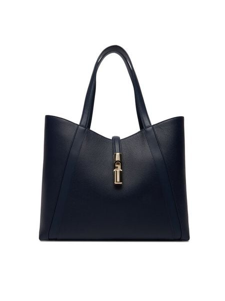 Furla Torebka Goccia L WB01788 BX3353 KH 4852S Granatowy. Niebieskie torebki do ręki damskie Furla, bez wzorów, ze skóry, bez dodatków. Za 1,509.00 zł.