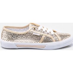 Pepe Jeans - Tenisówki. Szare trampki i tenisówki damskie Pepe Jeans, z jeansu. W wyprzedaży za 139.90 zł.